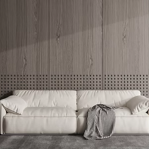 Double sofa pillow coffee table 3d model