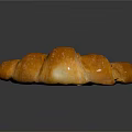 Fresh Buttery Croissant With Golden Brown Flaky Texture And Soft Interior