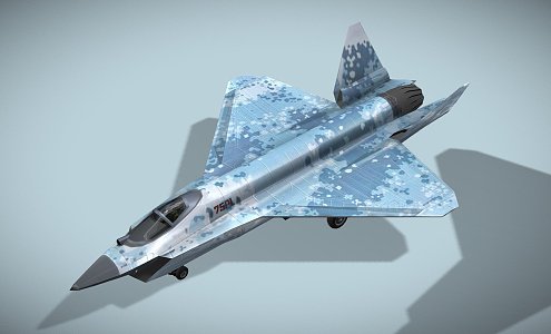 Aircraft Fighter 3d model