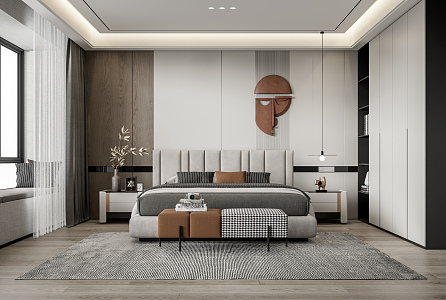 Modern Bedroom 3d model