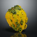 Fresh Yellow Green Bumpy Pumpkin For Healthy Cooking And Nutritious Recipes