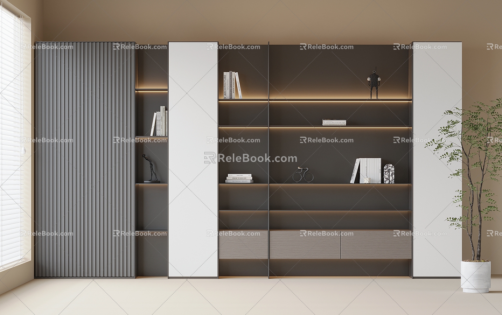 Bookcase 3d model