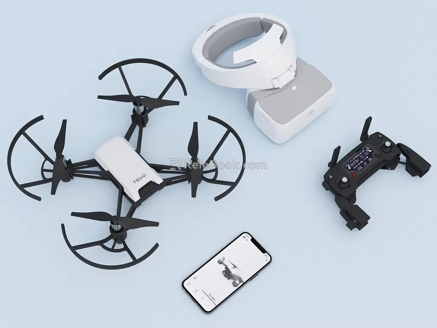 Modern Drones 3d model