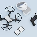Modern Drones 3d model
