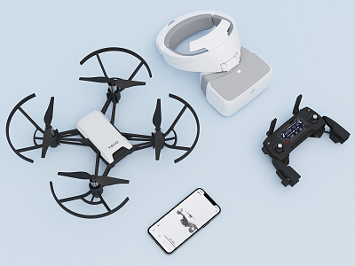 Modern Drones 3d model