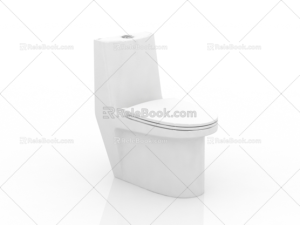 Bathroom Toilet Toilet 3d model