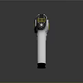 Medical Device With Safety Security Features 50000 Volts White Yellow Black Ergonomic Design