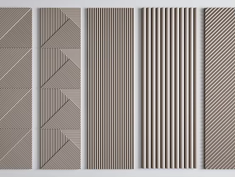 Modern wall plate, wall plate, grille plate combination 3d model