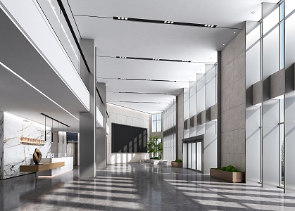 Modern Lobby 3d model