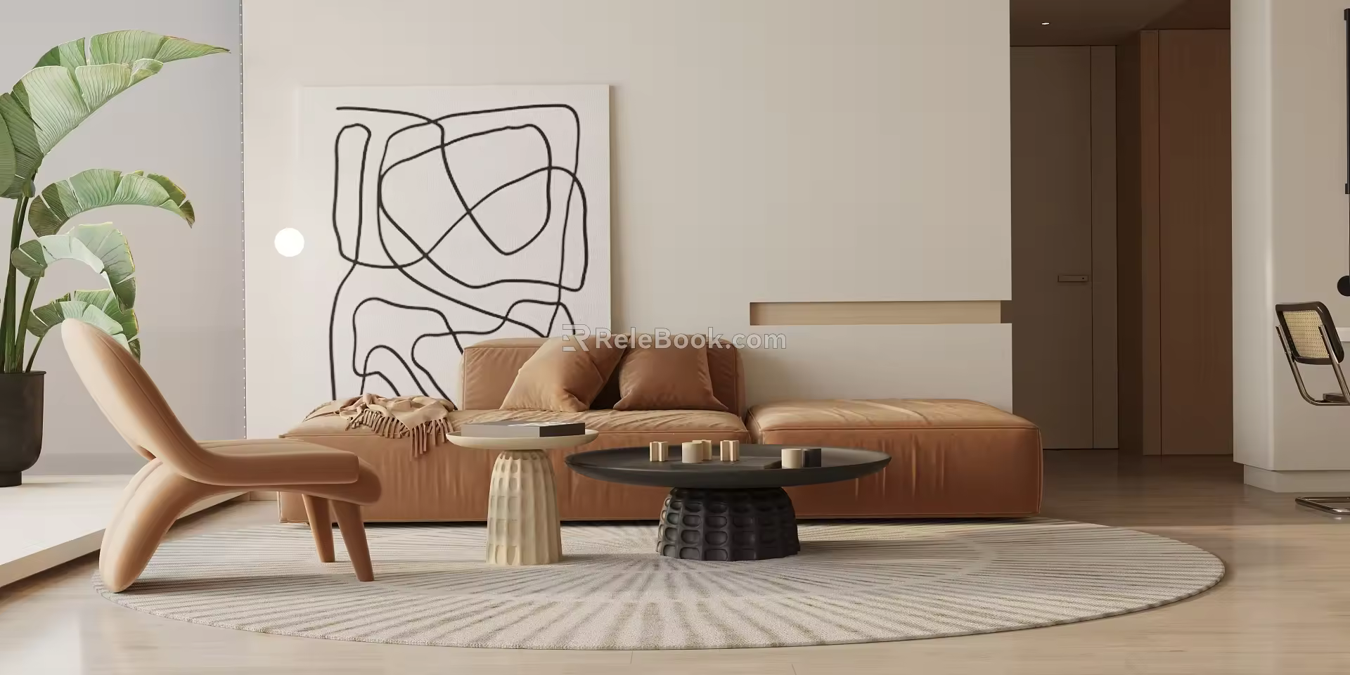 Modern Sofa Coffee Table Combination Sofa Coffee Table 3d model