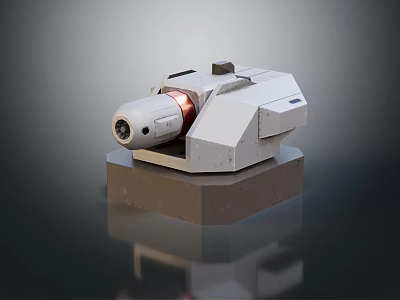 Commercial Equipment With Metal Structure Base Stand And Precision Lens For Industrial Use 3d model