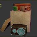 Wooden Speakers With Various Styles And Sizes For Electronic Appliance