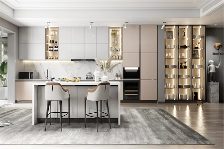 Modern Kitchen 3d model