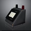 Professional Measuring Equipment With Metal Casing Analog Gauge And Black Red Components