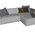 Modern Multiplayer Sofa 3d model