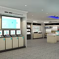 Hisense Retail Store Interior With Display Counters And Electronics Appliances Showcases