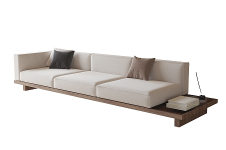 Middle-style multiplayer sofa 3d model