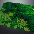 Scenic Natural Landscape With Lush Green Vegetation And Mountain Terrain