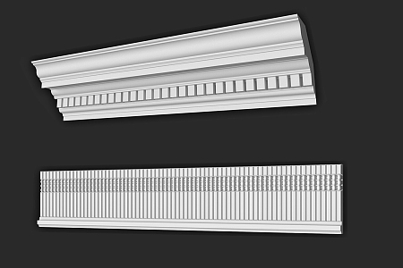 Simple European Gypsum Line Simple Gypsum Line 3d model