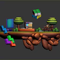 Game Environment Game Scene Fairy Tale Scene Fairy Tale Magic Scene Magic Item Fantasy Scene 3d model