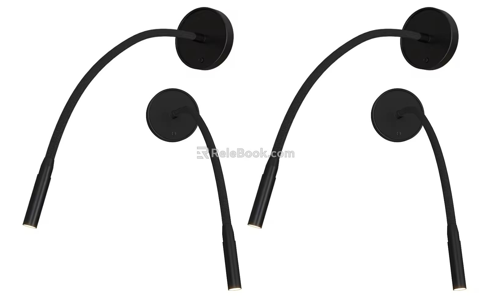 Modern bedside reading lamp bedroom with switch wall lamp free bending reading lamp wall lamp minimalist creative wall lamp bedside reading lamp eye protection lamp 3d model
