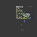 Birds Eye View Layout Planning with Organized Tables Chairs Zones and Spatial Design