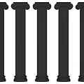 Modern Roman Column 3d model