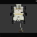 Lunar Rover Model For Space Exploration With Detailed Structure And Design