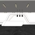 Quiet Front Desk Company Front Desk 3d model