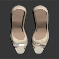 Elegant Beige Peep Toe High Heels With Golden Decorative Buckles And Stiletto Heels