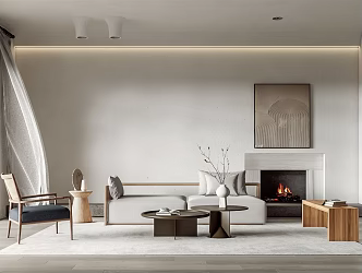 The Silent Living Room 3d model