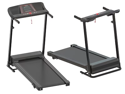Sports Equipment Two Models Electric Treadmill For Home Use With Digital Control Panel 3d model