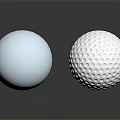 White Dimpled Golf Balls High Quality Sports Equipment With Reflection On Black Surface