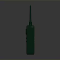 Green Walkie Talkie With Antenna Screen And Emergency Button For Daily Use