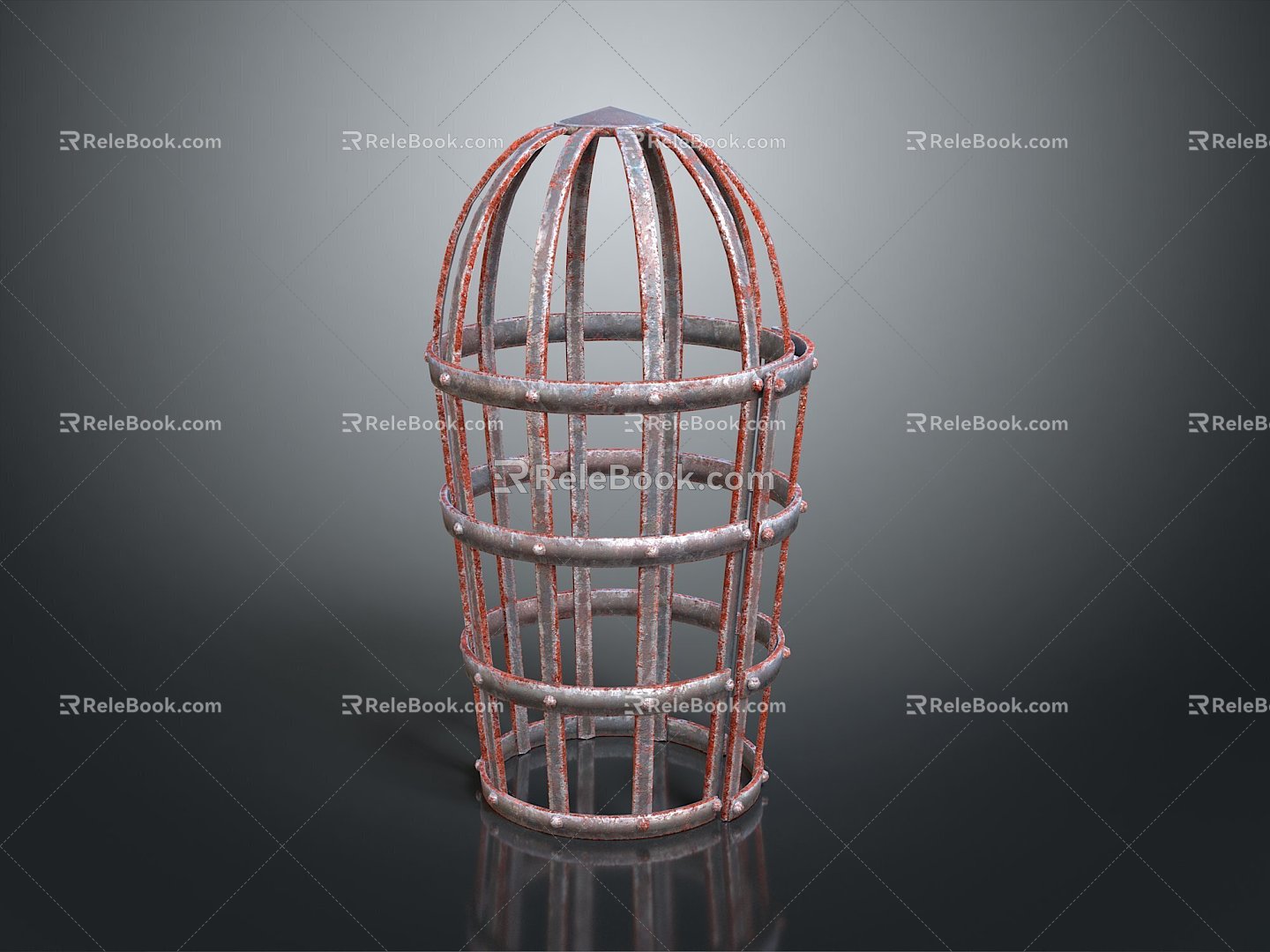 Cage Cage Underground Cage Birdcage Iron Cage Large Iron Cage Animal Cage Wooden Cage Container model