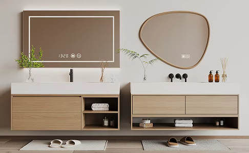 Modern bathroom cabinet 3d model