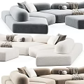 Modern Combination Multiplayer Sofa 3d model