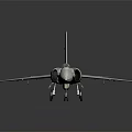 Silver Fighter Jet Model with Red Markings Number 02 on Tail Fin Against Dark Background