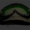 Modern Hat Work Hat Goggles 3d model