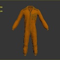 Tooling men's overalls repairman's clothing 3d model