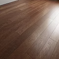 High Quality Dark Brown Wooden Floor With Natural Wood Grain And Smooth Surface