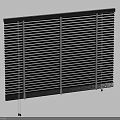 Modern Venetian Blinds With Sleek Horizontal Slats And Control Cords 3d model