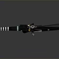 Traditional Katana Weapon With Red Blade Black White Striped Hilt And Gold Accents