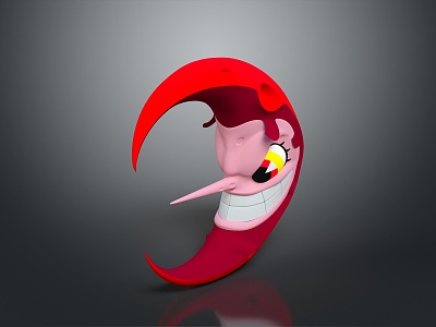 crescent moon face metal moon stars crescent moon face moon stars 3d model