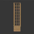 Wooden Fence Frame Structures With Different Styles And Base Designs For Outdoor Use