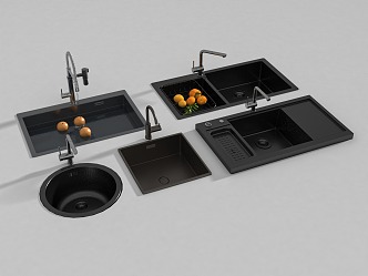 Sink dish basin 3d model