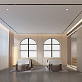 Modern SPA Beauty Salon Room Health Club Room 3d model