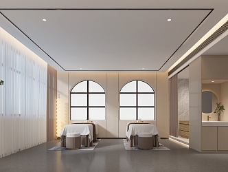 Modern SPA Beauty Salon Room Health Club Room 3d model