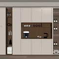 Modern Wine Cabinet Design With Glass Doors Storage For Wine Bottles And Glassware
