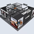 Modern Clothing Store Interior With Glass Front Mannequins And Clothing Displays